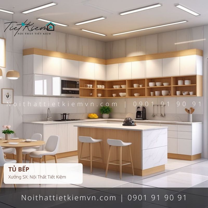top 99 các mẫu thi công tủ bếp chất lượng kem đẹp giá rẻ - Thi Công Tủ Bếp - Nội Thất Tiết Kiệm