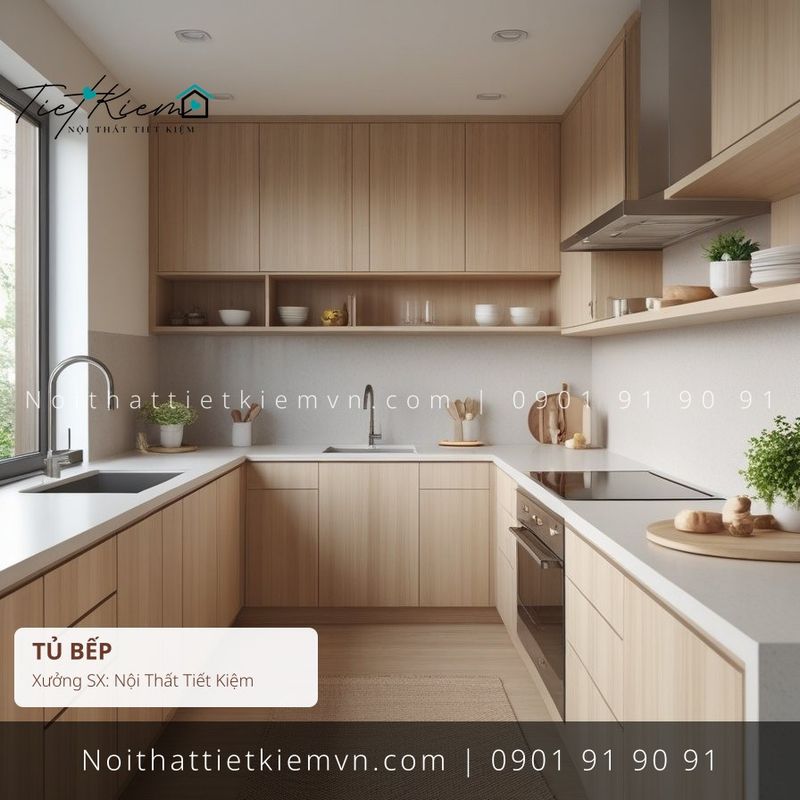 top 99 các mẫu thi công tủ bếp chất lượng kem đẹp giá rẻ - Thi Công Tủ Bếp - Nội Thất Tiết Kiệm