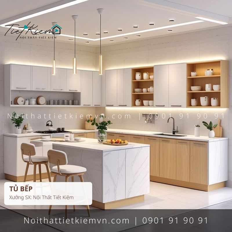 Thi Công Tủ Bếp đẹp giá rẻ tại Nội Thất Tiết Kiệm HCM top 99 các mẫu thi công tủ bếp nhanh MDF cho nhà phố giá rẻ - Thi Công Tủ Bếp - Nội Thất Tiết Kiệm