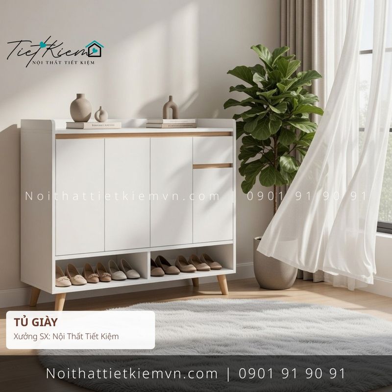 top 99 các mẫu tủ giầy cánh lùa nhà phố giá rẻ - Tủ Giày - Nội Thất Tiết Kiệm