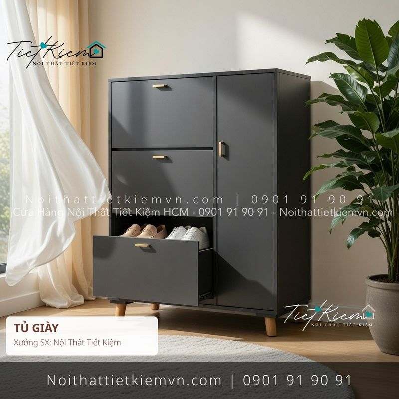 top 99 các mẫu tủ giầy thông minh gia đình HCM giá rẻ - Tủ Giày - Nội Thất Tiết Kiệm