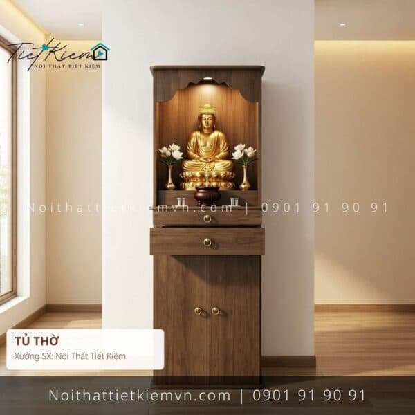 top 99 các mẫu tủ thờ căn hộ giá rẻ 1 Tủ Thờ Bàn Thờ Nội Thất Tiết Kiệm HCM