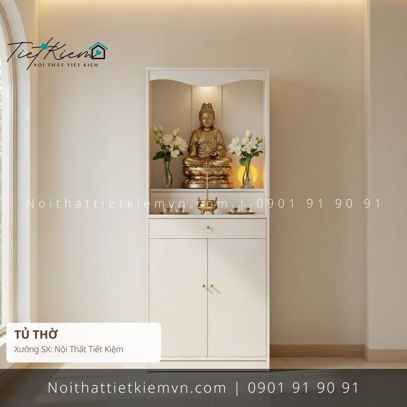 top 99 các mẫu tủ thờ cửa mở modern HCM giá rẻ - Tủ Thờ - Bàn Thờ - Nội Thất Tiết Kiệm
