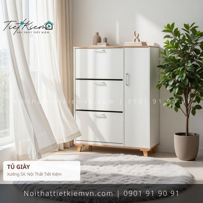 top 99 tủ giầy cửa mở Nhà Bè giá rẻ - Tủ Giày - Nội Thất Tiết Kiệm