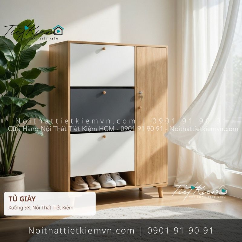 top 99 tủ giầy cửa mở Nhà Bè giá rẻ - Tủ Giày - Nội Thất Tiết Kiệm
