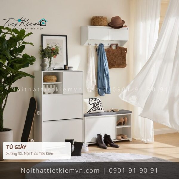 top 99 tủ giầy siêu mỏng nhiều tầng giá rẻ 1 Tủ Giày Nội Thất Tiết Kiệm HCM
