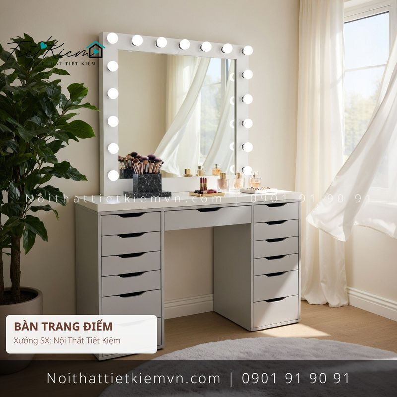 top bàn trang điểm thấp đẹp giá rẻ - Bàn Trang Điểm - Nội Thất Tiết Kiệm