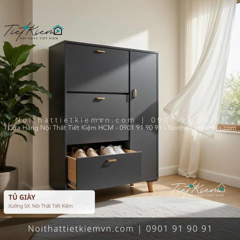 top tủ giầy dép siêu mỏng thông minh giá rẻ - Tủ Giày - Nội Thất Tiết Kiệm
