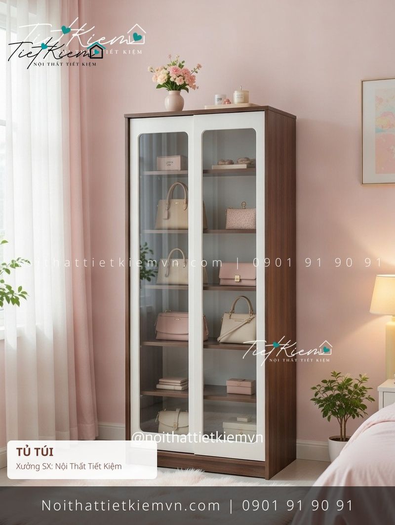 Tủ Túi đẹp giá rẻ tại Nội Thất Tiết Kiệm HCM top tủ túi hiển thị căn hộ nhỏ gọn giá rẻ - Tủ Túi - Nội Thất Tiết Kiệm
