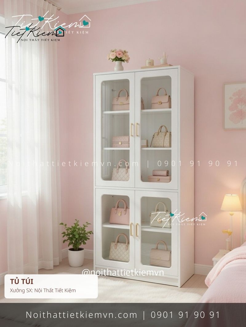 Tủ Túi đẹp giá rẻ tại Nội Thất Tiết Kiệm HCM top tủ túi hiển thị căn hộ nhỏ gọn giá rẻ - Tủ Túi - Nội Thất Tiết Kiệm