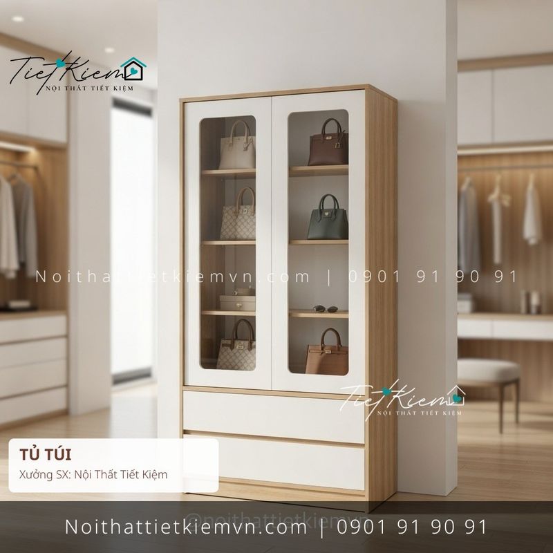 tủ đựng túi tiết kiệm không gian - Tủ Túi - Nội Thất Tiết Kiệm