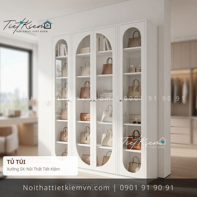 tủ túi cao cấp có gương sang trọng giá rẻ - Tủ Túi - Nội Thất Tiết Kiệm