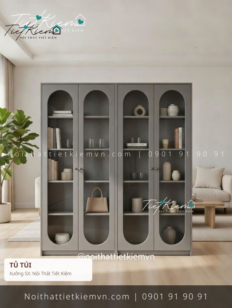 tủ túi gỗ nhà phố giá rẻ - Tủ Túi - Nội Thất Tiết Kiệm