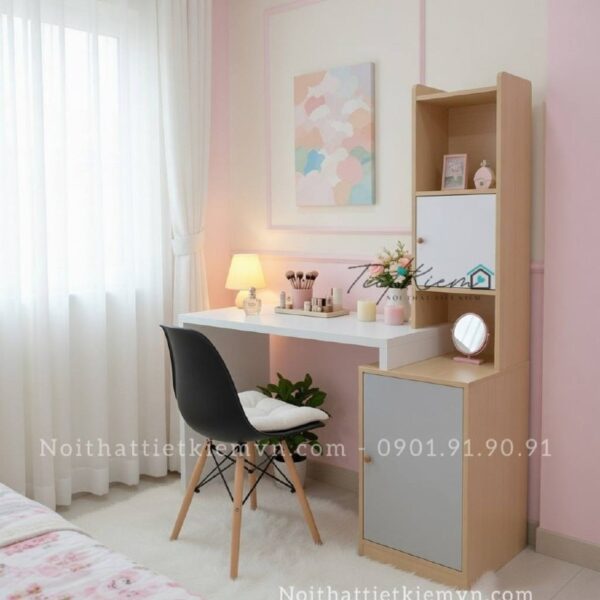 bàn học có kệ sách