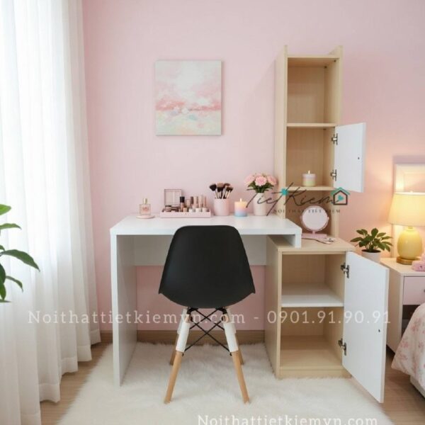 bàn học có kệ sách