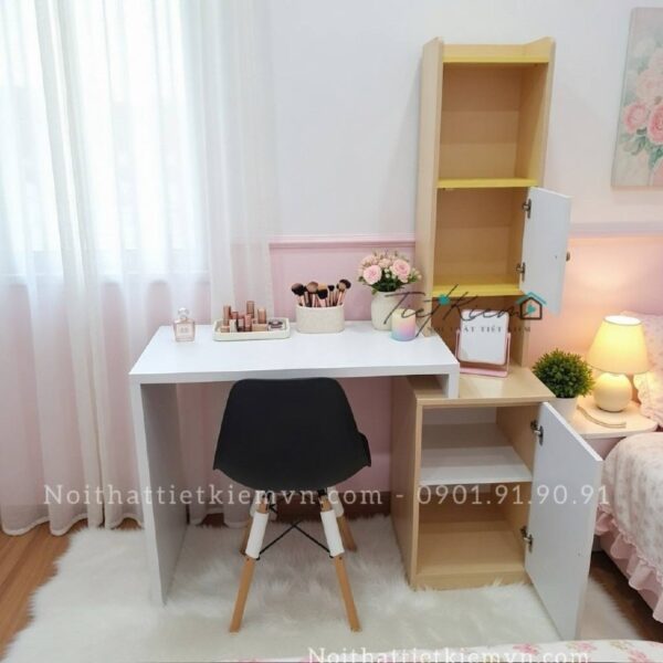 bàn học có kệ sách