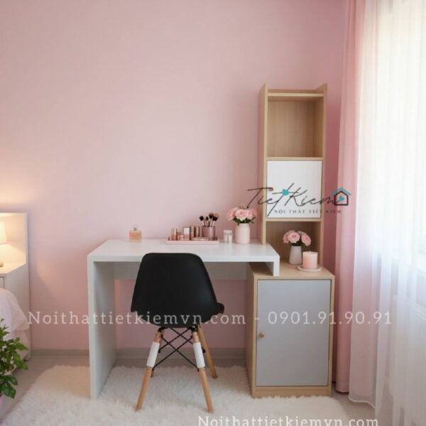 bàn học có kệ sách