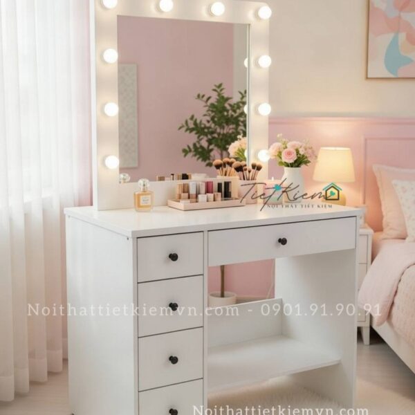 bàn trang điểm cao cấp có đèn led