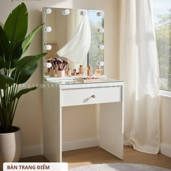 bàn trang điểm đèn led chuyên nghiệp | bàn trang điểm đèn led
