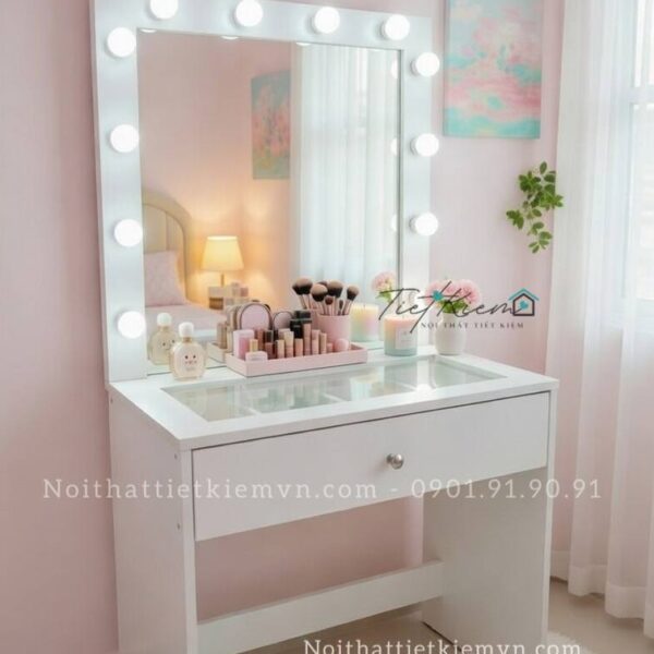 bàn trang điểm đẹp có đèn