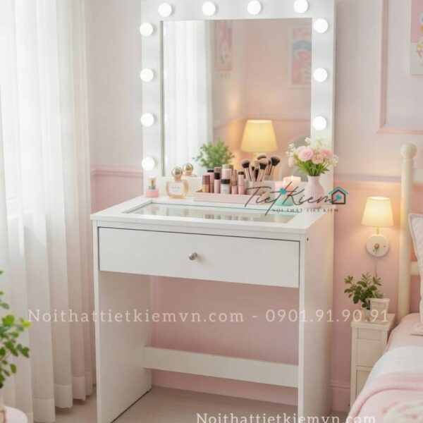 bàn trang điểm đẹp có đèn