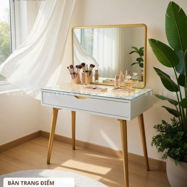 bàn trang điểm đơn giản gia đình