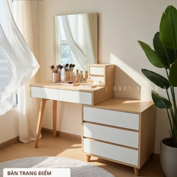 Bàn trang điểm gỗ thiết kế N1200