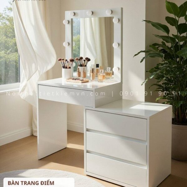 bàn trang điểm hàn quốc có đèn led | bàn trang điểm hàn quốc