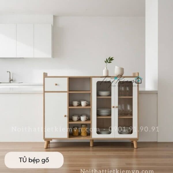 Kệ bếp đa năng ngang 1m2 đề đồ nhà