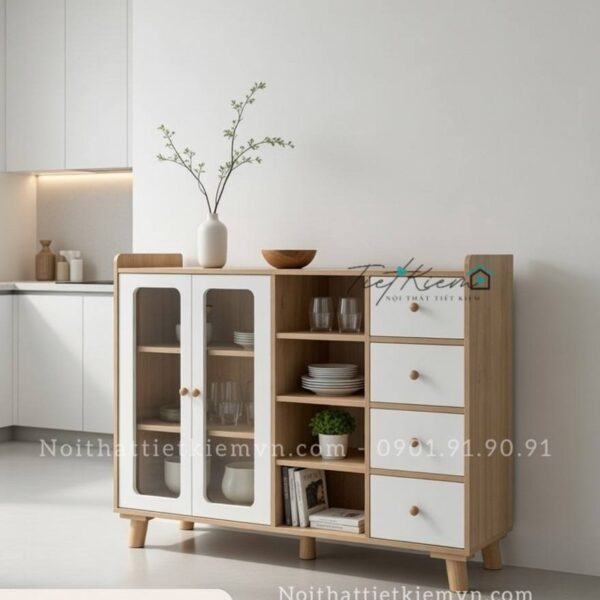 kệ bếp gỗ đa năng