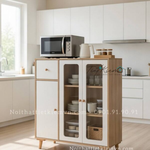 kệ nhà bếp gỗ đa năng