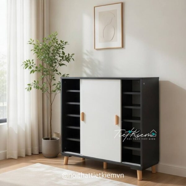 Tủ giày cửa lùa ngang 90cm cho nhà phố 7 tủ giày cửa lùa ngang 90cm