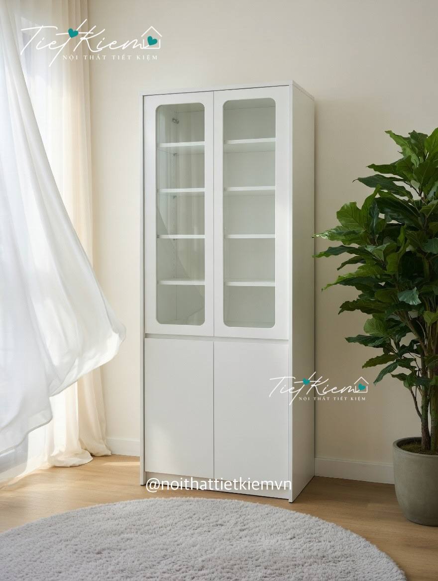 Tủ trưng bày túi sách cánh kính N600 1 tủ trưng bày túi sách cánh kính n600