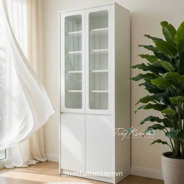 Tủ trưng bày túi sách cánh kính N600 8 tủ trưng bày túi sách cánh kính n600