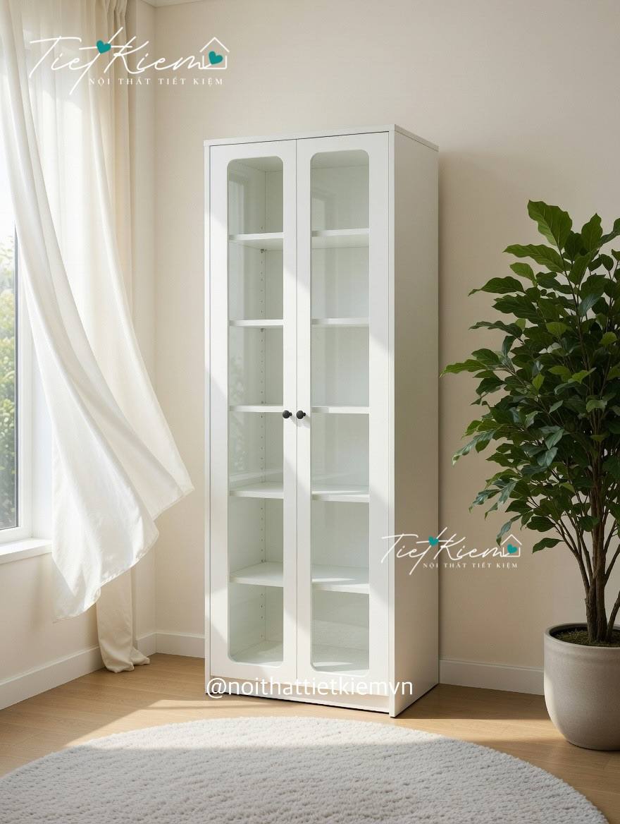 Tủ trưng bày túi sách cánh kính N600 4 tủ trưng bày túi sách cánh kính n600