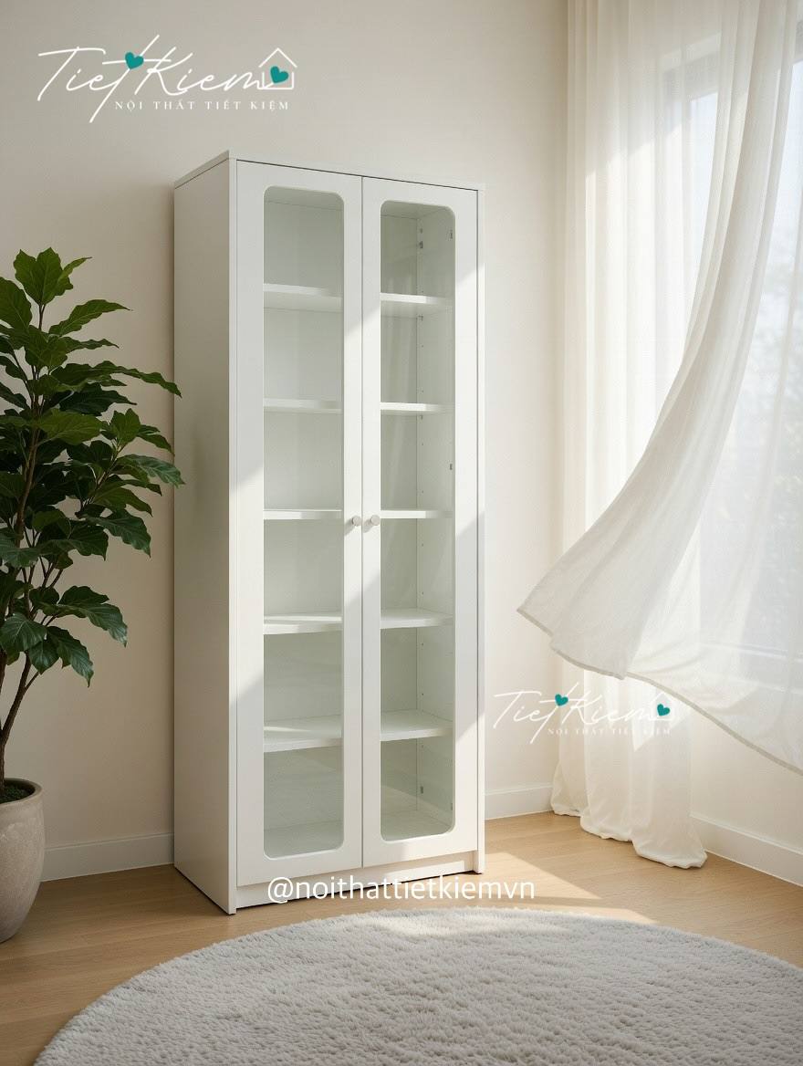 Tủ trưng bày túi sách cánh kính N600 5 tủ trưng bày túi sách cánh kính n600