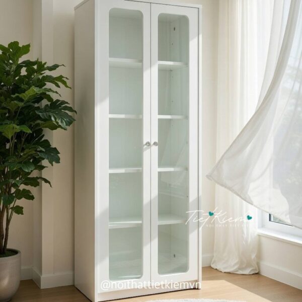Tủ trưng bày túi sách cánh kính N600 12 tủ trưng bày túi sách cánh kính n600