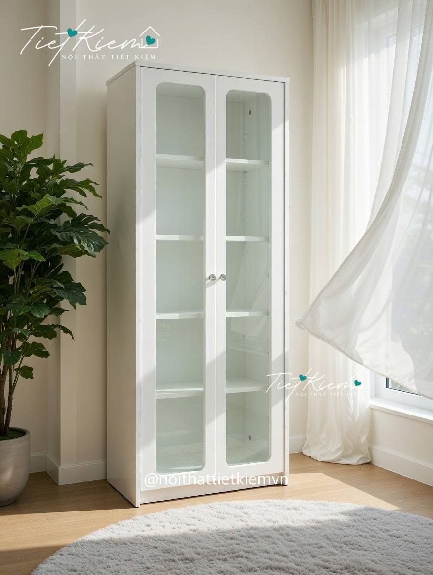 Tủ trưng bày túi sách cánh kính N600 6 tủ trưng bày túi sách cánh kính n600