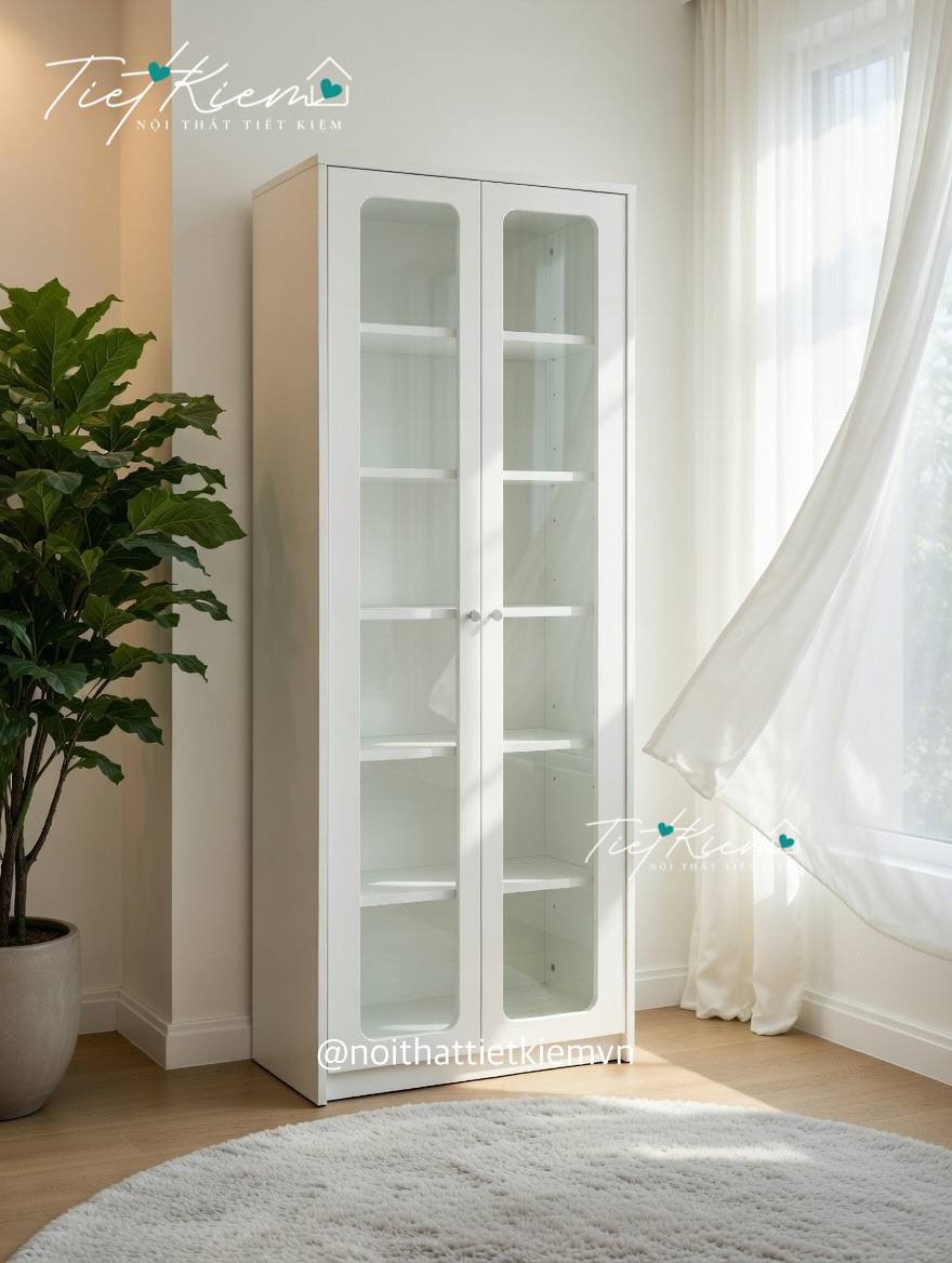 Tủ trưng bày túi sách cánh kính N600 7 tủ trưng bày túi sách cánh kính n600