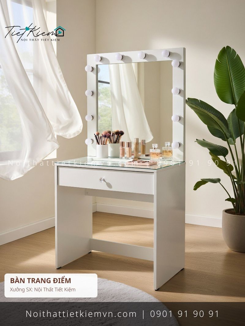 Bàn Trang Điểm đẹp giá rẻ tại Nội Thất Tiết Kiệm HCM 19+ bàn trang điểm cánh mở Nhật Bản HCM giá rẻ - Bàn Trang Điểm - Nội Thất Tiết Kiệm