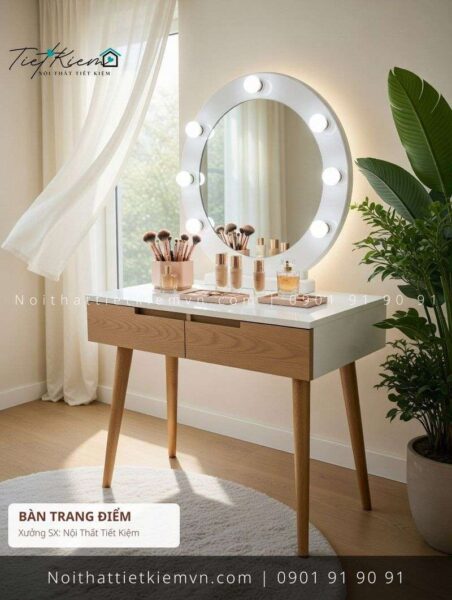 19+ mẫu bàn trang điểm nhỏ quận 7 giá rẻ 1 Bàn Trang Điểm Nội Thất Tiết Kiệm HCM