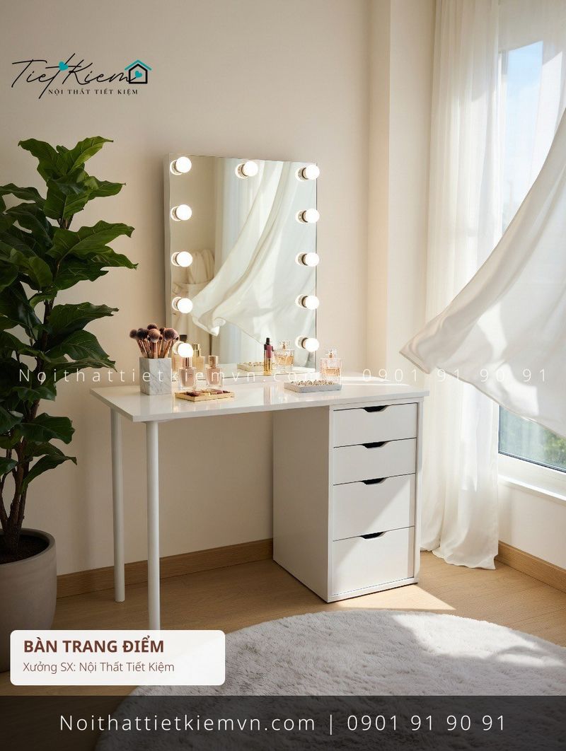 19+ mẫu bàn trang điểm nhỏ quận 7 giá rẻ - Bàn Trang Điểm - Nội Thất Tiết Kiệm