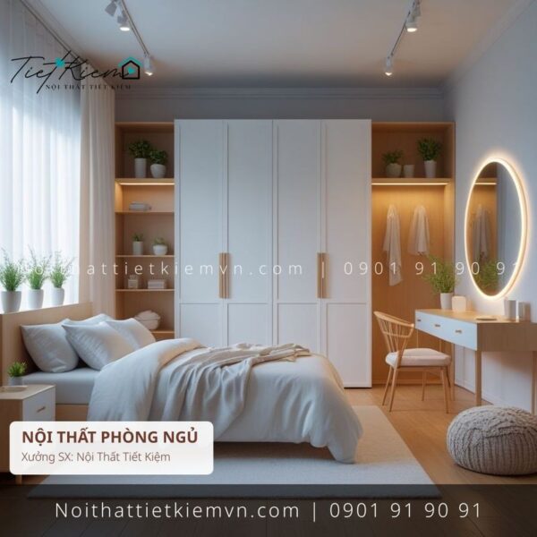 19+ mẫu giường hiện đại cánh lật thông minh giá rẻ 1 Giường Ngủ Nội Thất Tiết Kiệm HCM
