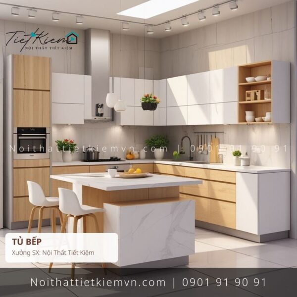 19+ mẫu tủ bếp hiện đại cực hot giá rẻ 1 Tủ Bếp Nội Thất Tiết Kiệm HCM