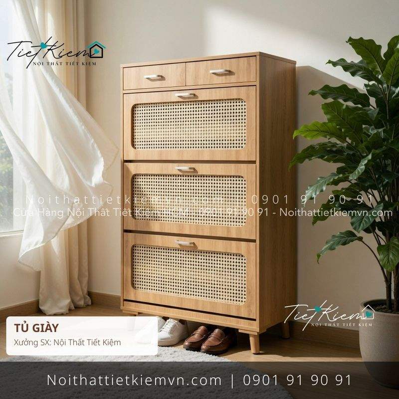 Tủ Giày đẹp giá rẻ tại Nội Thất Tiết Kiệm HCM 19 mẫu tủ để giầy hiện đại đẹp giá rẻ - Tủ Giày - Nội Thất Tiết Kiệm