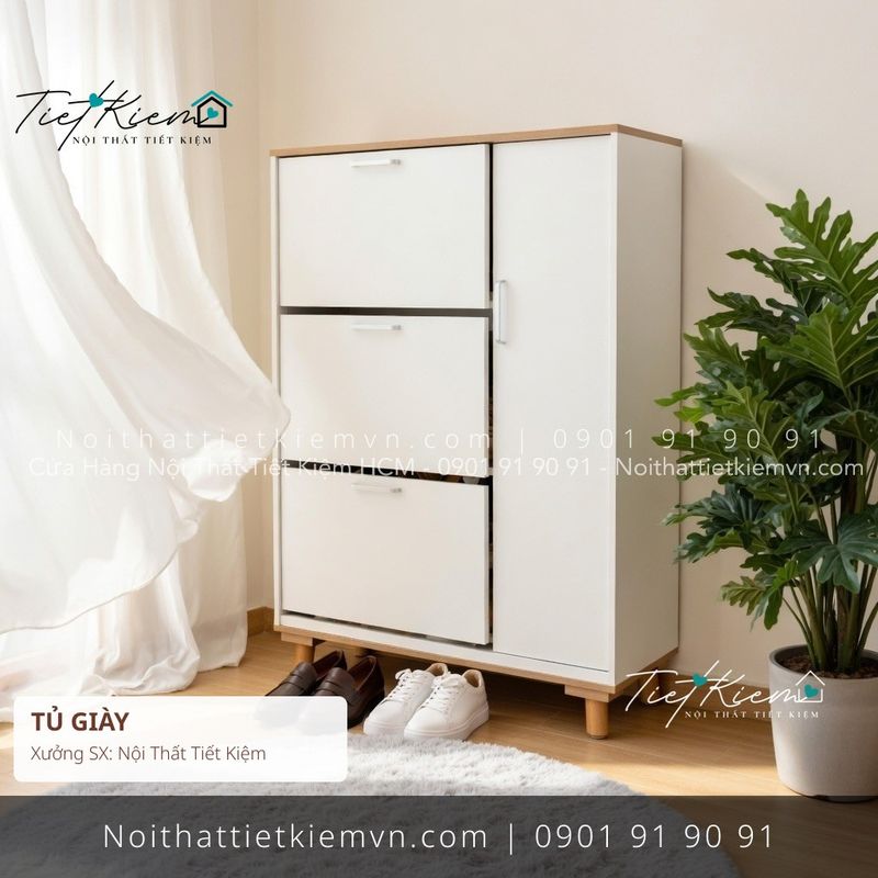 19+ tủ giầy cửa lật màu nâu cho chung cư giá rẻ - Tủ Giày - Nội Thất Tiết Kiệm