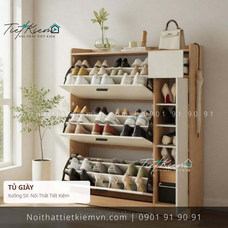 19+ tủ giầy siêu mỏng nhà phố HCM giá rẻ - Tủ Giày - Nội Thất Tiết Kiệm