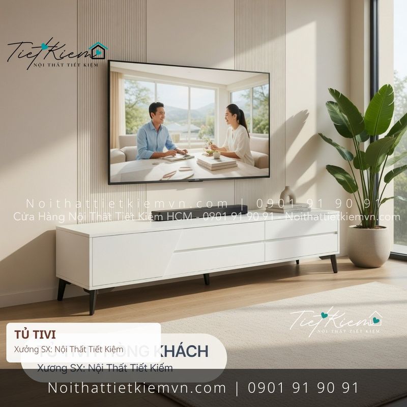 Kệ Tủ Tivi đẹp giá rẻ tại Nội Thất Tiết Kiệm HCM 19+ tủ tivi phòng khách decor HCM giá rẻ - Kệ Tủ Tivi - Nội Thất Tiết Kiệm