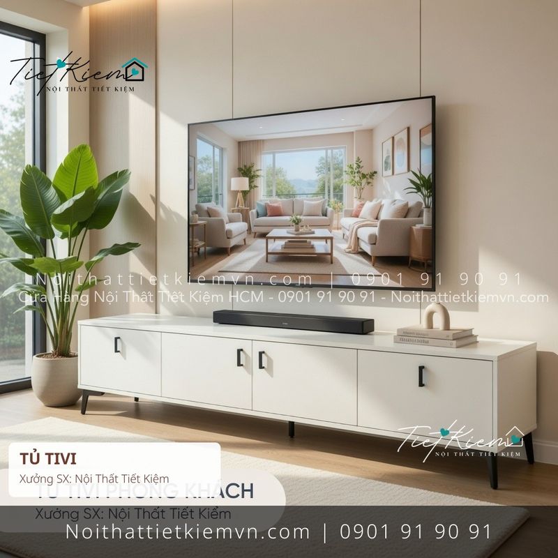 Kệ Tủ Tivi đẹp giá rẻ tại Nội Thất Tiết Kiệm HCM 19+ tủ tivi phòng khách decor HCM giá rẻ - Kệ Tủ Tivi - Nội Thất Tiết Kiệm