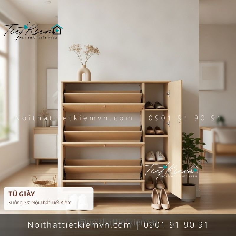 3+ mẫu tủ để giầy hiện đại đẽp giá rẻ - Tủ Giày - Nội Thất Tiết Kiệm